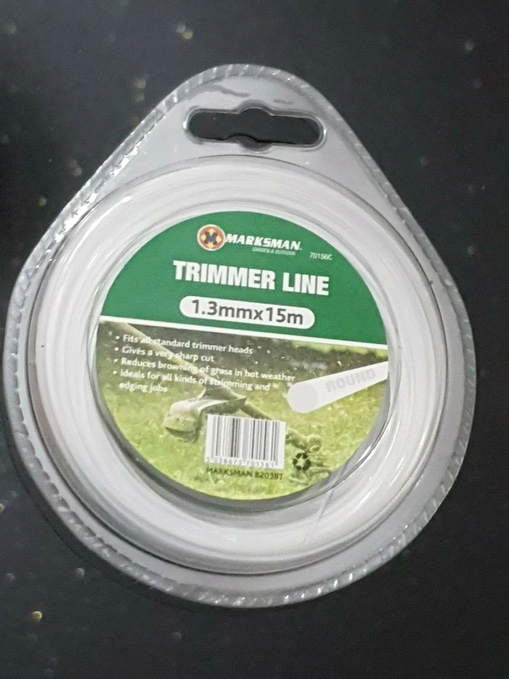 Strimmer Line 1.3mm x 15M  Heavy-Duty Garden Trimmer Cutting Wire