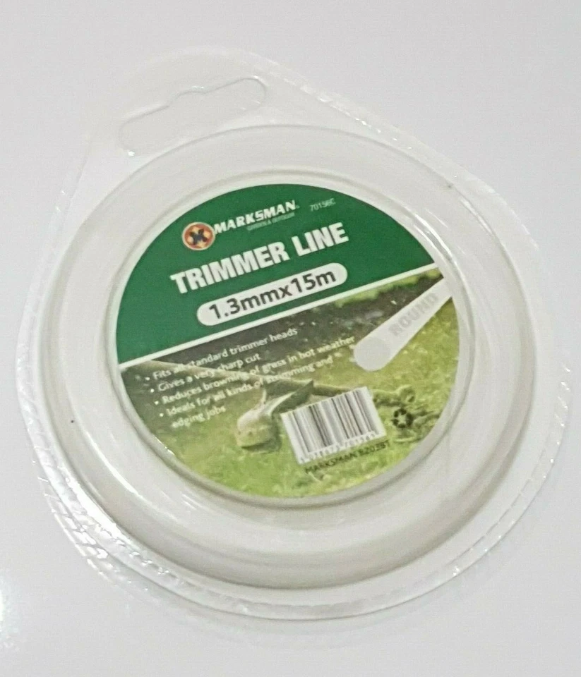Strimmer Line 1.3mm x 15M  Heavy-Duty Garden Trimmer Cutting Wire