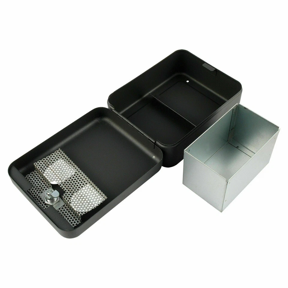 Wall Mounted Metal Ashtray with Lock – Outdoor Lockable Ash Bin