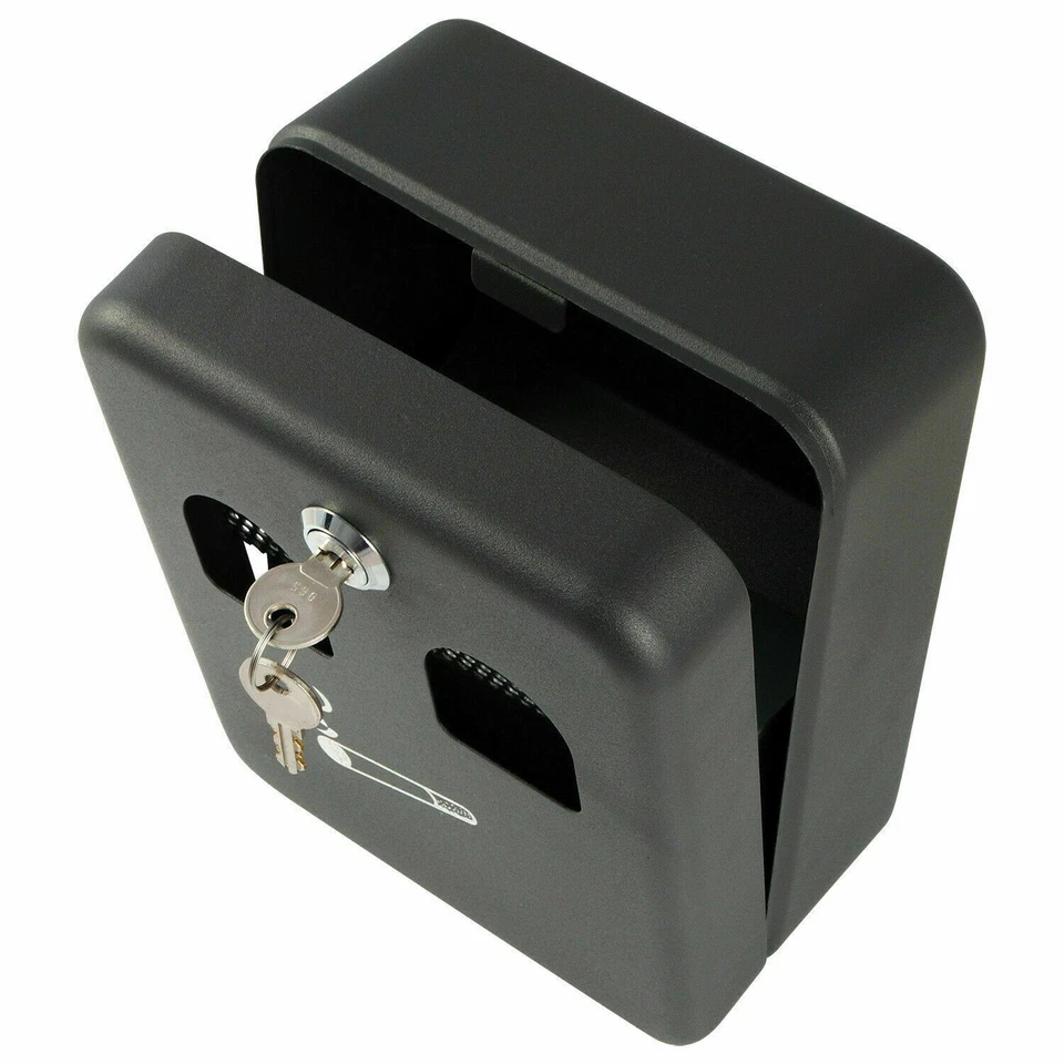Wall Mounted Metal Ashtray with Lock – Outdoor Lockable Ash Bin