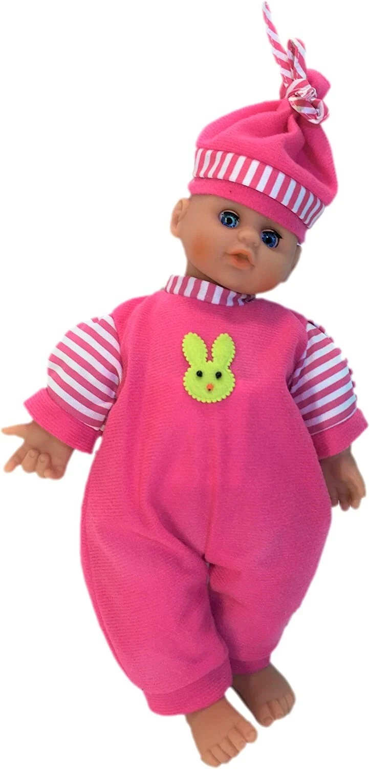 Dolls Toy Stroller Pram Pink Baby Doll Pushchair For Kids Pretend Play Toys xmas