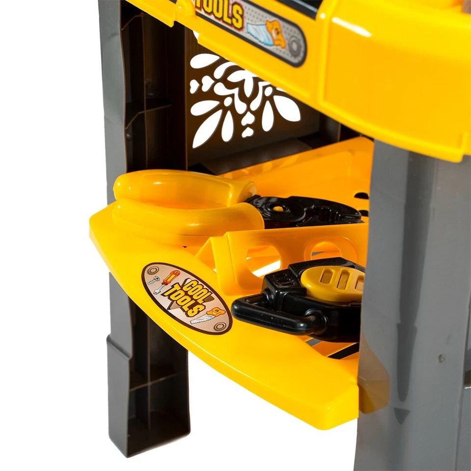 High Imitation Kids Pretend Play Work Bench Tool Set Construction Toy